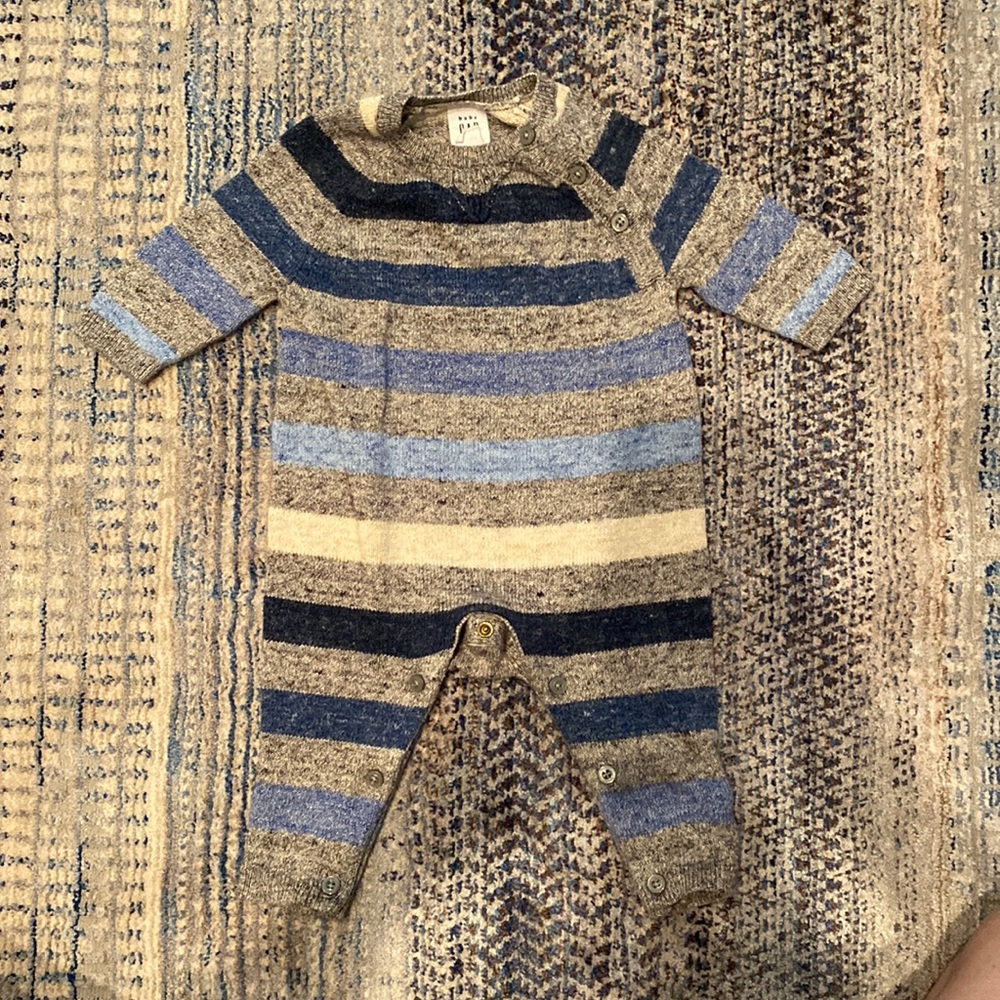 EUC Baby Gap striped one piece
